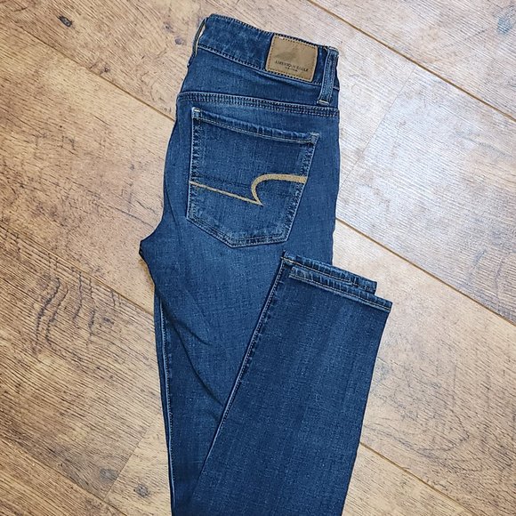 AMERICAN EAGLE Women's Super Super Stretch X Jegging - Sz 0 Short - Picture 3 of 6